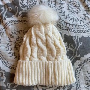 White Winter Beanie